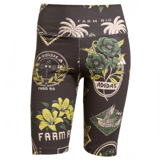 Foto van product ADIDAS SPORTSWEAR Broek 'Adidas x Farm' crème / limoen / smaragd / zwart