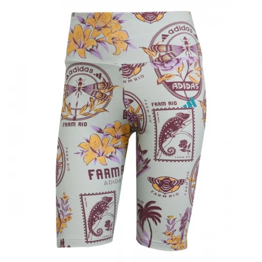 Foto van product ADIDAS SPORTSWEAR Broek 'Adidas X Farm' donkerbruin / goudgeel / lichtgrijs / lavendel