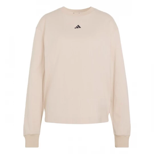 Foto van product ADIDAS SPORTSWEAR Functioneel shirt '3 Stripes Studio' beige / antraciet