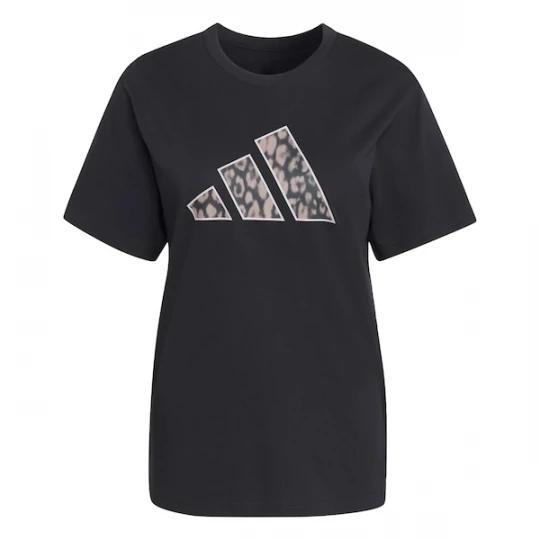 Foto van product ADIDAS SPORTSWEAR Functioneel shirt 'Animal Graphic' taupe / antraciet / zwart / wit
