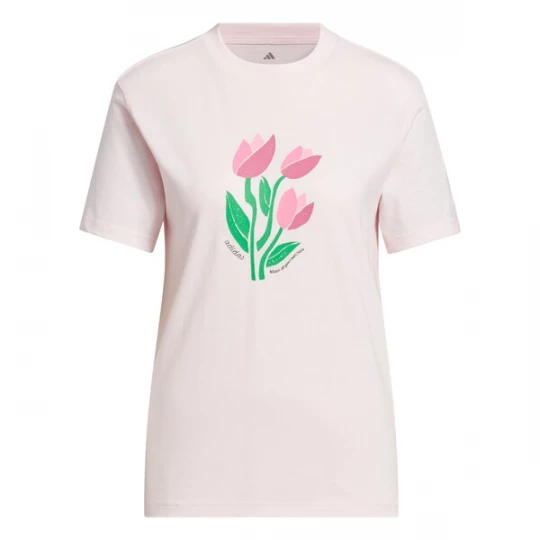 Foto van product ADIDAS SPORTSWEAR Functioneel shirt 'Bloom At Your Own Pace' groen / pink / rosé / lichtroze