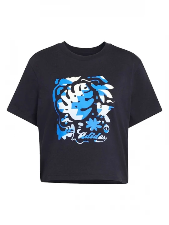 Foto van product ADIDAS SPORTSWEAR Functioneel shirt 'HOT COMMUNITY' blauw / zwart / wit