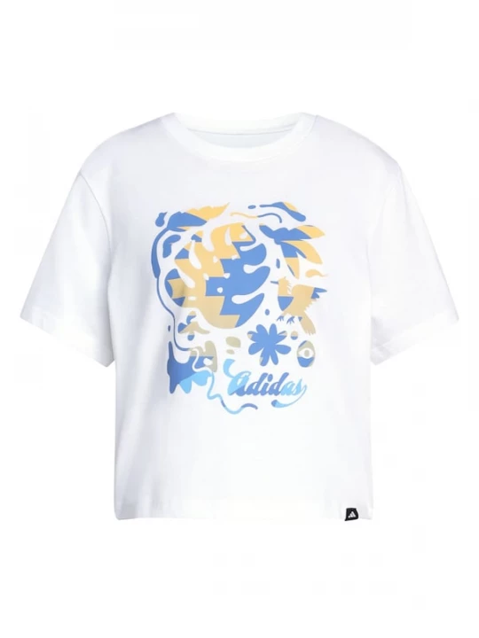 Foto van product ADIDAS SPORTSWEAR Functioneel shirt 'HOT COMMUNITY' royal blue / koningsblauw / lichtblauw / honing / wit