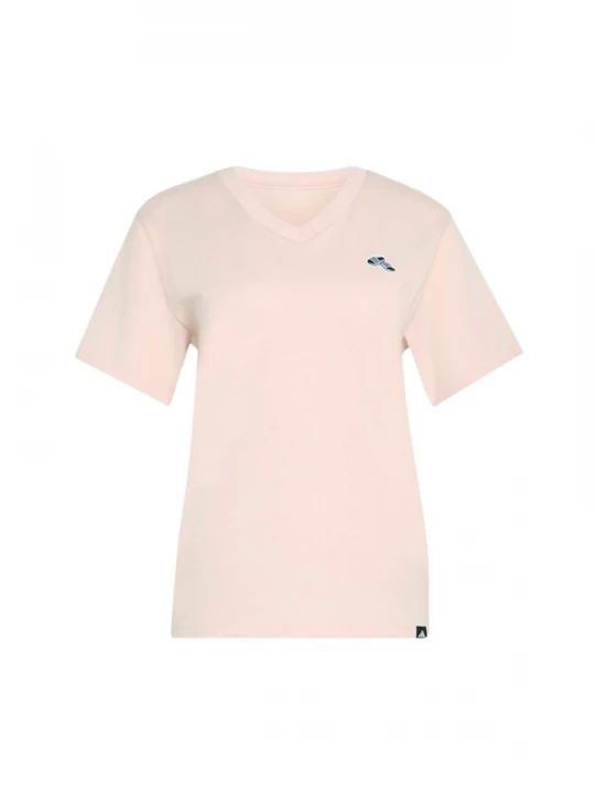 Foto van product ADIDAS SPORTSWEAR Functioneel shirt 'SLIDE' pastelroze / zwart / wit