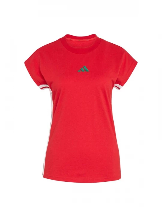 Foto van product ADIDAS SPORTSWEAR Functioneel shirt turquoise / rood / wit