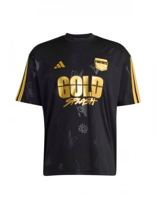 Foto van product ADIDAS SPORTSWEAR Functioneel shirt 'X Fortnite' goud / antraciet / zwart