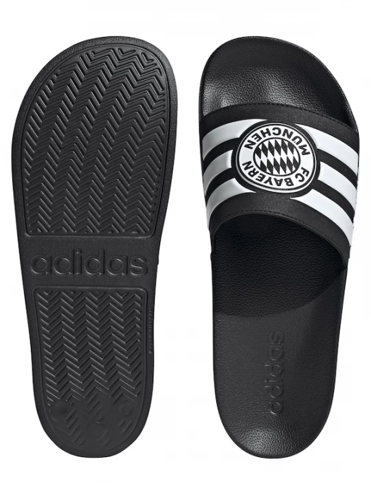 Foto van product ADIDAS SPORTSWEAR Muiltjes 'Adilette Bayern Munich' zwart / wit