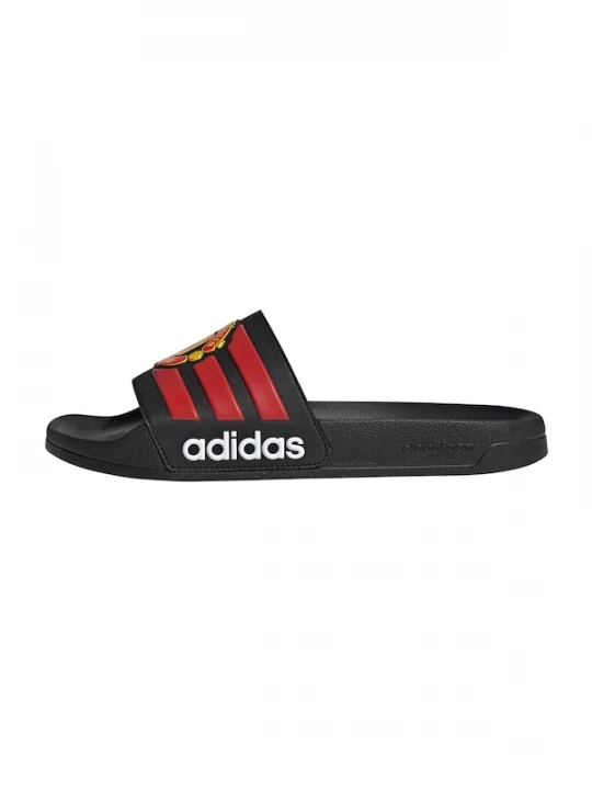 Foto van product ADIDAS SPORTSWEAR Muiltjes 'Adilette' goudgeel / rood / zwart / wit