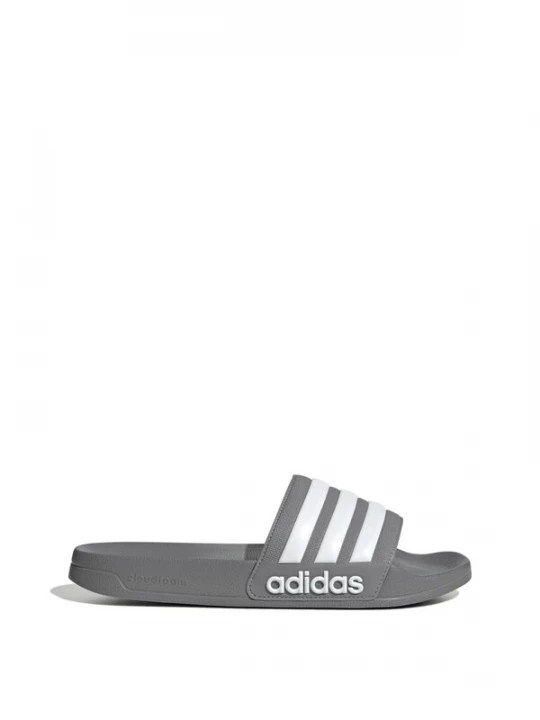 Foto van product ADIDAS SPORTSWEAR Muiltjes 'Adilette' grijs / wit