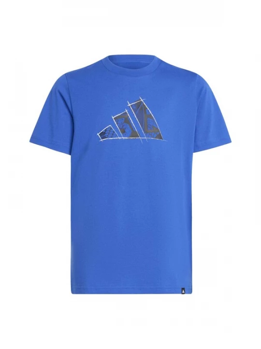 Foto van product ADIDAS SPORTSWEAR Shirt 'Photo' blauw / zwart / wit