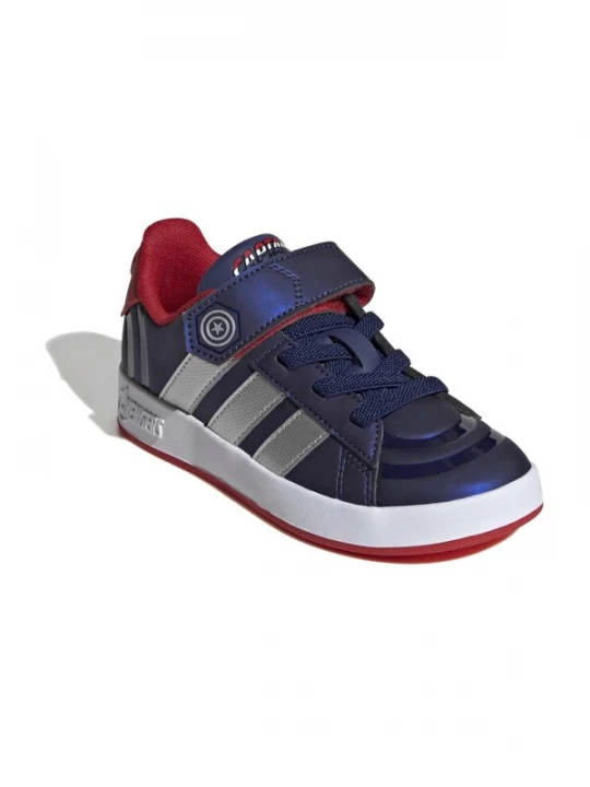 Foto van product ADIDAS SPORTSWEAR Sneakers 'GRAND COURT CAPT AMERICA' donkerblauw / donkerrood / zilver