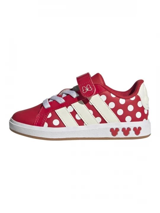 Foto van product ADIDAS SPORTSWEAR Sneakers 'GRAND COURT MINNIE' crème / rood / wit