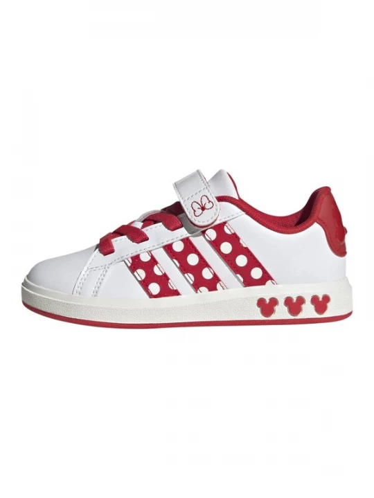 Foto van product ADIDAS SPORTSWEAR Sneakers 'GRAND COURT MINNIE' donkerrood / wit
