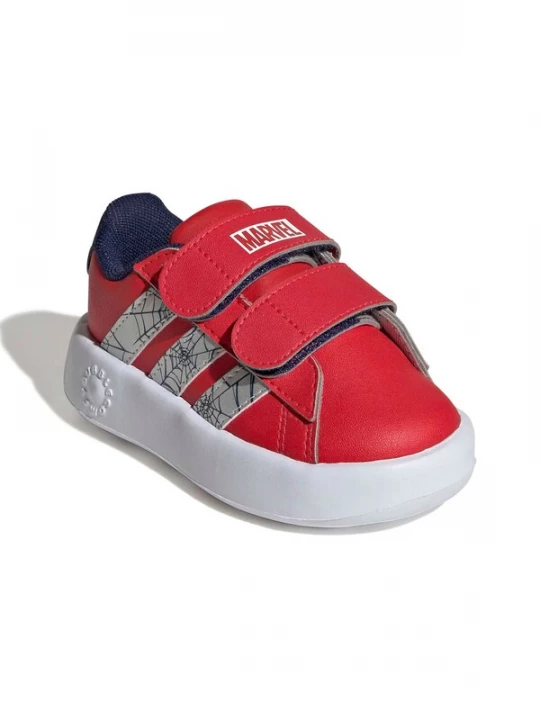 Foto van product ADIDAS SPORTSWEAR Sneakers 'GRAND COURT SPIDER-MAN' navy / rood / zilver