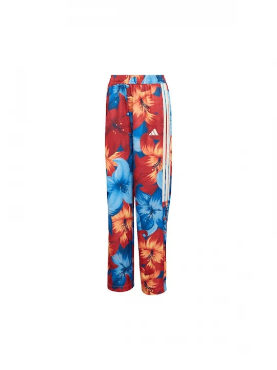 Foto van product ADIDAS SPORTSWEAR Sportbroek 'Adidas x Farm Rio House Of Tiro' blauw / lichtblauw / oranje / karmijnrood