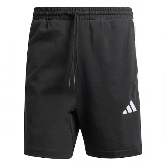 Foto van product ADIDAS SPORTSWEAR Sportbroek 'Essentials 3-Stripes Single Jersey Shorts' zwart / wit