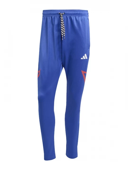 Foto van product ADIDAS SPORTSWEAR Sportbroek 'Tiro' blauw / donkeroranje / wit