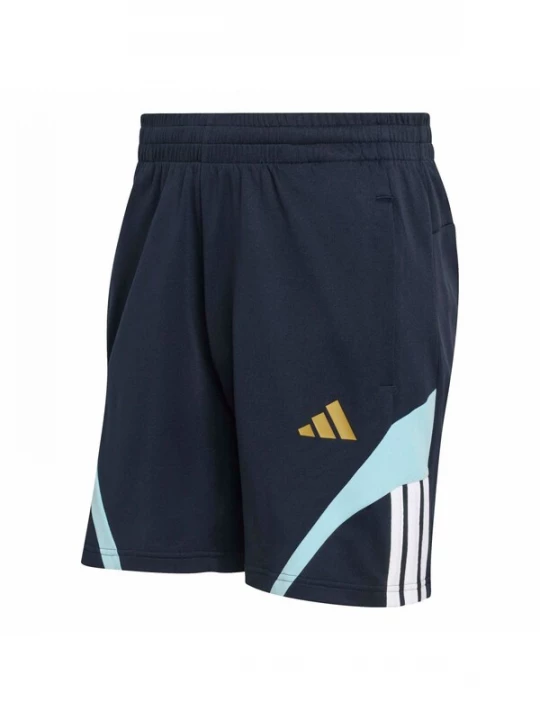 Foto van product ADIDAS SPORTSWEAR Sportbroek 'Tiro' marine / lichtblauw / geel