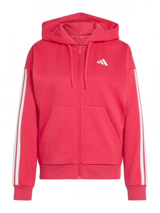 Foto van product ADIDAS SPORTSWEAR Sportief sweatvest 'Essentials' framboos / wit
