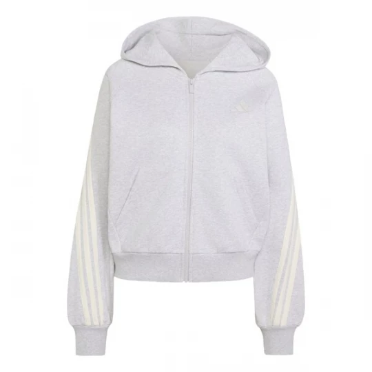 Foto van product ADIDAS SPORTSWEAR Sportief sweatvest grijs gemêleerd / wit