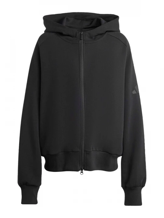 Foto van product ADIDAS SPORTSWEAR Sportief sweatvest 'Soft Lux' zwart