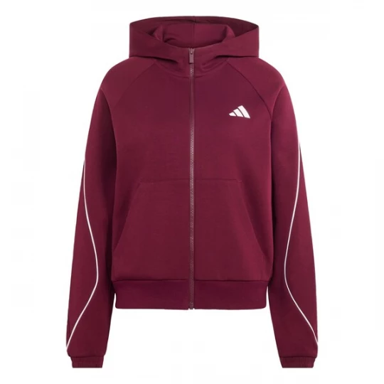 Foto van product ADIDAS SPORTSWEAR Sportief sweatvest 'Stadium' bordeaux / wit
