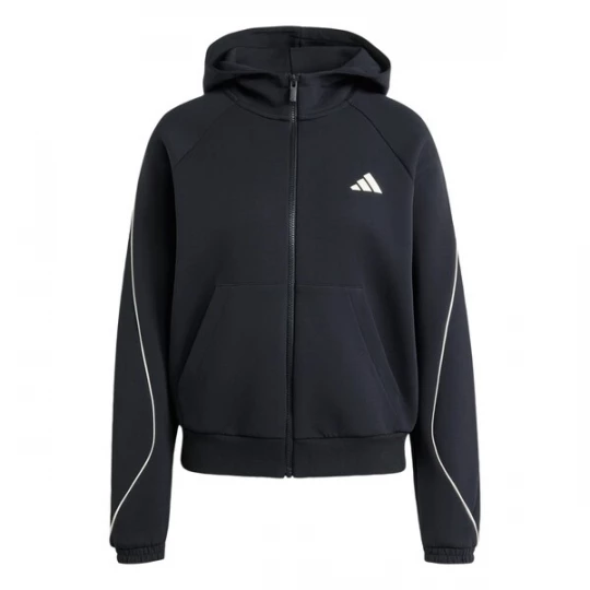 Foto van product ADIDAS SPORTSWEAR Sportief sweatvest 'Stadium' zwart / wit