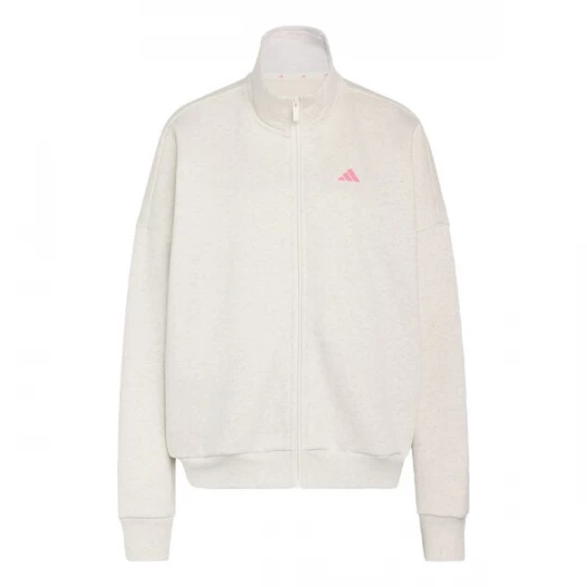Foto van product ADIDAS SPORTSWEAR Sportief sweatvest 'Studio' rosa / offwhite / wolwit