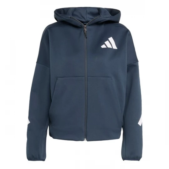 Foto van product ADIDAS SPORTSWEAR Sportief sweatvest 'Z.N.E.' navy / wit