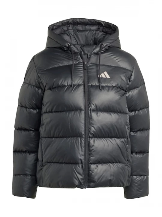 Foto van product ADIDAS SPORTSWEAR Sportjas 'ESS' zwart / wit