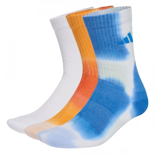 Foto van product ADIDAS SPORTSWEAR Sportsokken 'Tie-Dye 3 Pairs' blauw / oranje / kreeft / wit