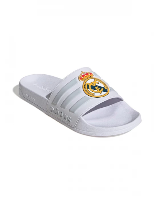 Foto van product ADIDAS SPORTSWEAR Strand- / badschoen 'Adilette Real Madrid' donkerblauw / geel / rood / wit
