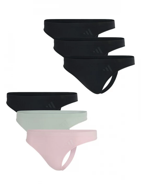Foto van product ADIDAS SPORTSWEAR String ' Sport Active Seamless Thong ' grijs gemêleerd / rosa / zwart
