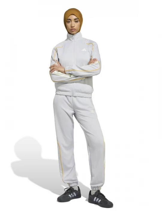 Foto van product ADIDAS SPORTSWEAR Trainingspak 'STADIUM' geel / lichtgrijs / offwhite