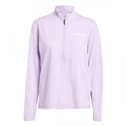 Foto van product ADIDAS TERREX Functioneel shirt 'Multi Climacool 1 / 2 Zip Long Sleeve' sering / offwhite