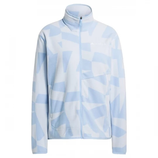 Foto van product ADIDAS TERREX Functionele fleece jas 'Multi Printed Full-Zip Fleece' blauw