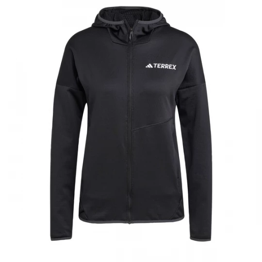 Foto van product ADIDAS TERREX Functionele fleece jas 'Xperior' zwart / wit
