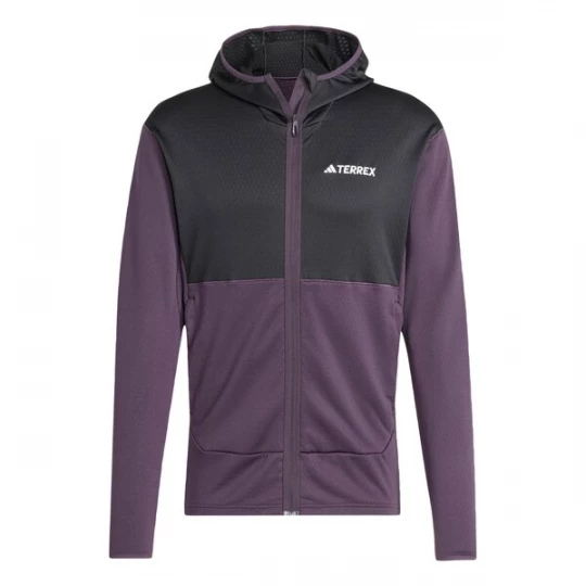 Foto van product ADIDAS TERREX Funktionele fleece-jas 'Xperior' braam / zwart