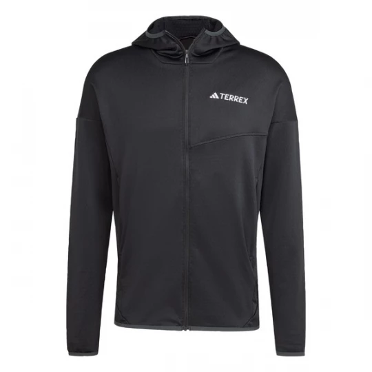 Foto van product ADIDAS TERREX Funktionele fleece-jas 'Xperior' zwart / wit