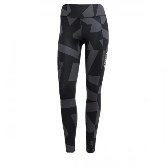 Foto van product ADIDAS TERREX Sportbroek 'Multi Tights' donkergrijs / zwart / wit