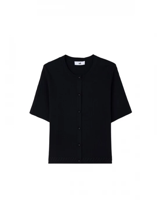 Foto van product adl Gebreid vest zwart