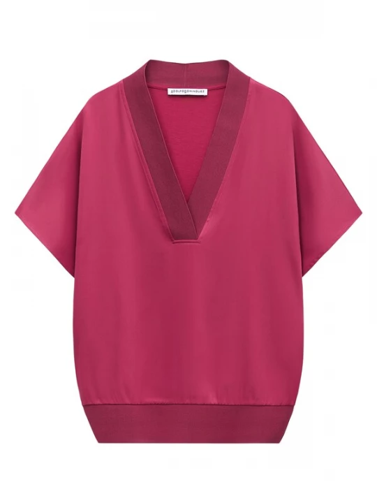 Foto van product Adolfo Dominguez Shirt framboos / rood