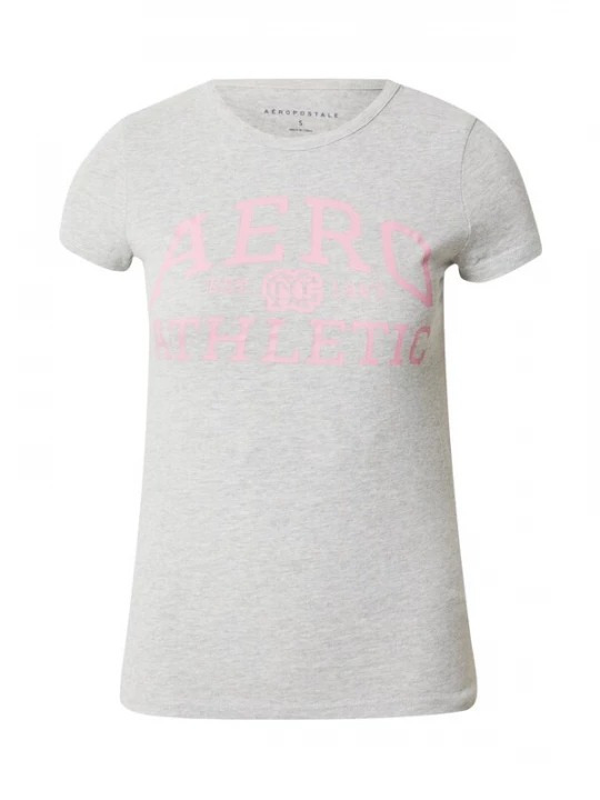 Foto van product AÉROPOSTALE Shirt grijs gemêleerd / oudroze AEROPOSTALE