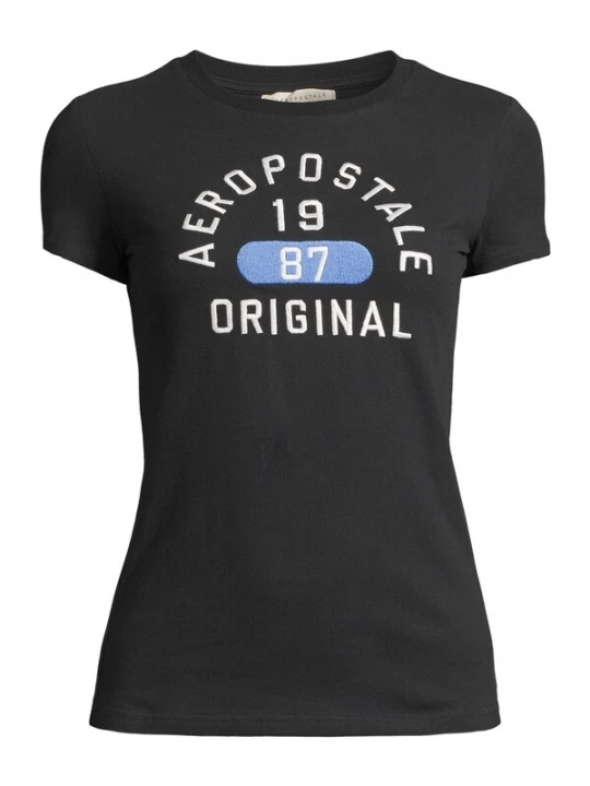 Foto van product AÉROPOSTALE Shirt 'JUL' opaal / zwart / wit AEROPOSTALE