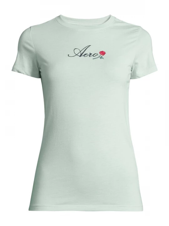 Foto van product AÉROPOSTALE Shirt 'JULY' lichtblauw / groen / rood / zwart AEROPOSTALE