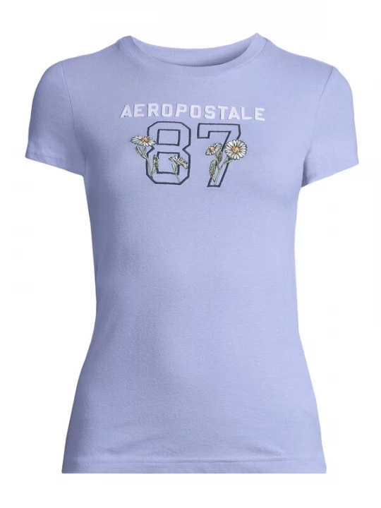 Foto van product AÉROPOSTALE Shirt lichtgeel / donkergroen / lila / zwart AEROPOSTALE