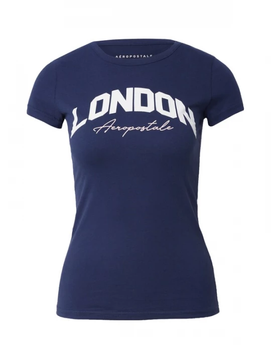 Foto van product AÉROPOSTALE Shirt 'LONDON' navy / wit AEROPOSTALE
