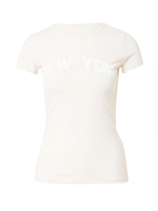 Foto van product AÉROPOSTALE Shirt 'NEW YORK' sand / wit AEROPOSTALE