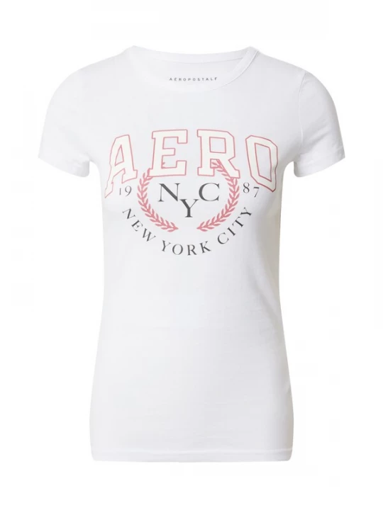 Foto van product AÉROPOSTALE Shirt rood / zwart / wit AEROPOSTALE