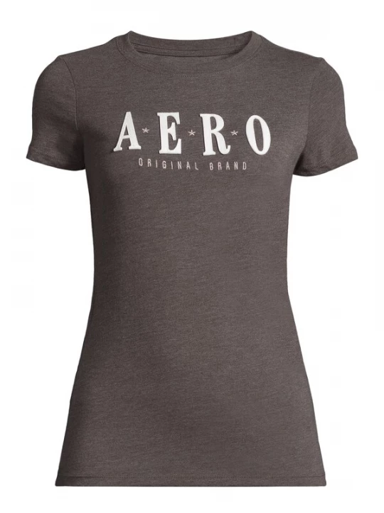 Foto van product AÉROPOSTALE Shirt 'STARS' donkergrijs / rosa / wit AEROPOSTALE